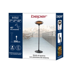 Beper Patio Quartz Heater With Floor Stand