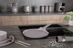 Berlinger Haus 28cm Pancake Pan Taupe Matt Cream TitanPro Non-Stick Induction