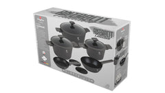 Berlinger Haus 10pc Cookware Set Anthracite TitanPro Non-Stick Induction Base