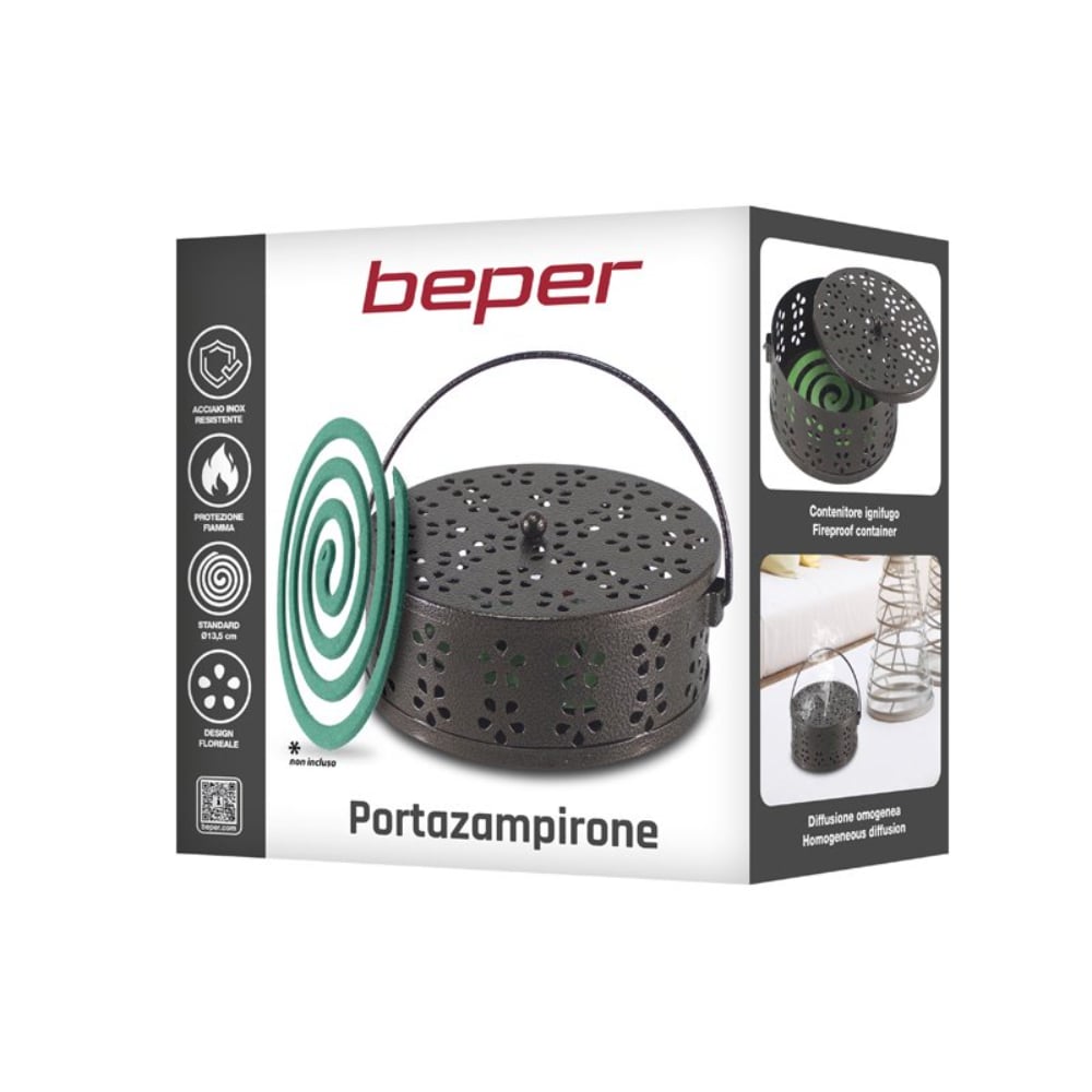 Beper Stainless Steel Mosquito Coil Holder, Mosquito Coil Holder, Safe
