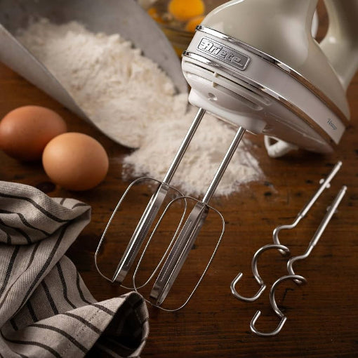 Ariete Vintage Hand Mixer 450W Electric Cake Beater 5 Speeds & Turbo