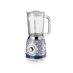 Ariete Capri Blender 1000W 1.5L Glass Jar Ice Crusher 4-Blade Retro