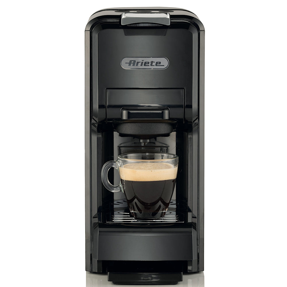 Ariete 3-in-1 Espresso Coffee Machine 19 Bar 1350W Capsule Pod & Powder Compatible