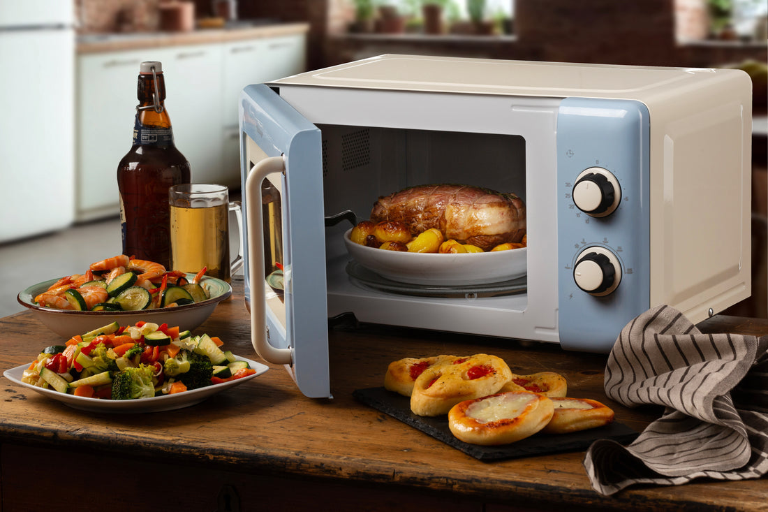 Ariete Vintage Microwave 20L 800W Electric Oven Defrost Function Retro