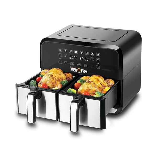 Black+Decker Dual Zone Air Fryer DZAF1700-B5 8L 4L+4L 1700W 6-Preset Functions