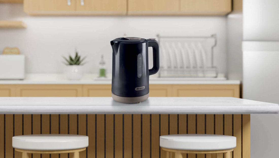 Ariete Blue Light Glass Kettle 2200W 1.7L LED Illuminated Electric Water Pot
