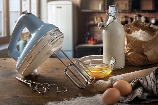 Ariete Vintage Hand Mixer 450W Electric Cake Beater 5 Speeds & Turbo