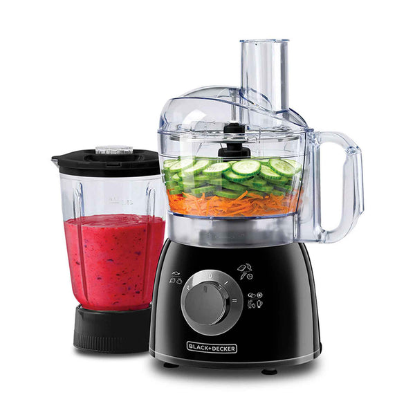 Black & Decker 400W 1.2L Plastic & Stainless Steel Food Processor