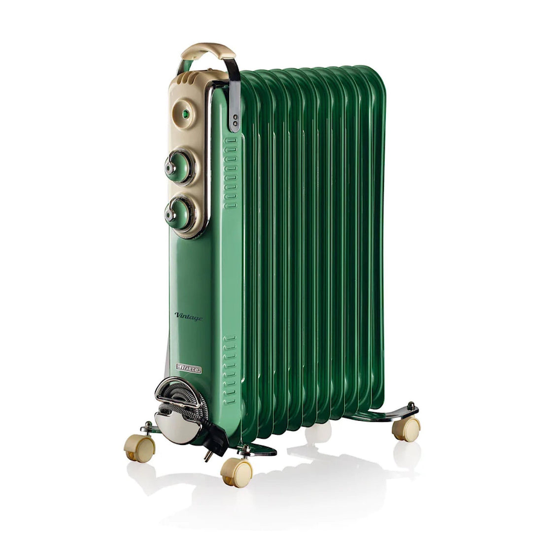 Ariete Vintage Oil Radiator 11 Fins 2500W Electric Heater Retro Design