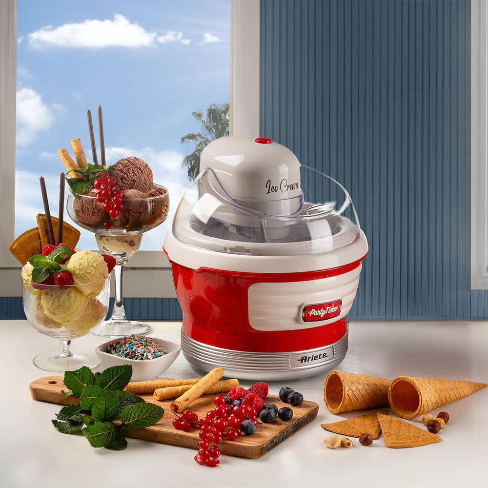 Ariete 643 Ice Cream Maker 12W Home Frozen Yogurt Sorbet Machine