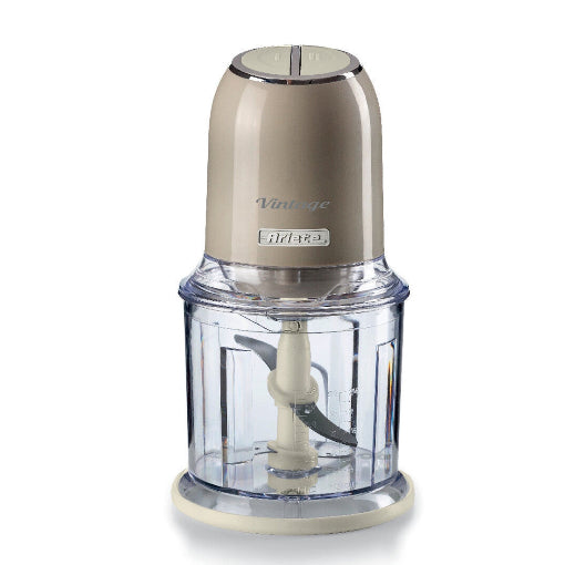 Ariete Vintage Food Chopper 600ml 400W 4 Stainless Steel Blades Electric