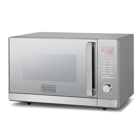 Black & Decker 30 Ltr Microwave Oven With Grill - Lifestyle With Mirror