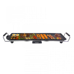 Beper Electric Teppanyaki Grill Plate XL 70x23cm, Non-Stick Grill With