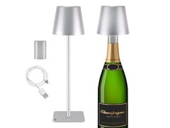 Beper Rechargeable 2IN1 Cristal Table Lamp - Christmas Edition Grey