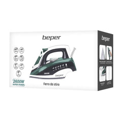Beper Steam Iron 400ML, 2600W, Stainless Steel Plate, Dry/Steam Ironing,