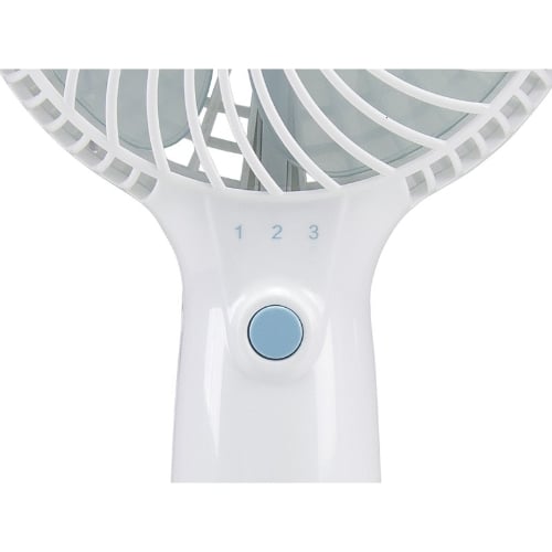 Beper Mini Rechargeable Portable Fan, 3 Speeds, Silent, White, BEP-