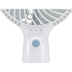 Beper Mini Rechargeable Portable Fan, 3 Speeds, Silent, White, BEP-
