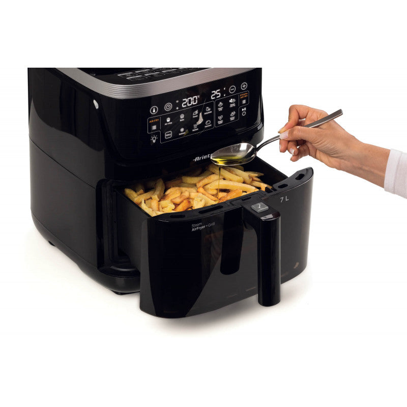 Ariete Steam Air Fryer + Grill – 7L, 1700W