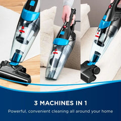 Bissell Featherweight 2024E 3-in-1 Stick Handheld Vacuum 450W Black and Blue