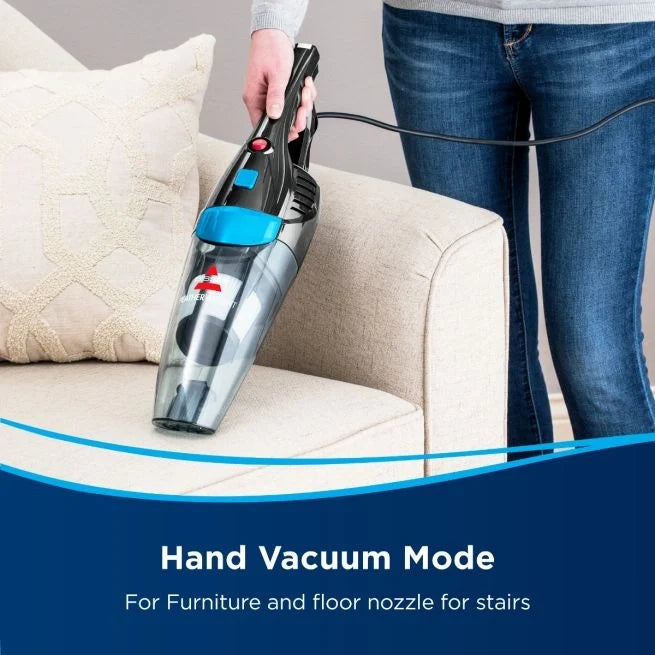 Bissell Featherweight 2024E 3-in-1 Stick Handheld Vacuum 450W Black and Blue