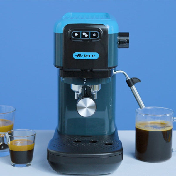 Ariete 1399 Espresso Machine 15 Bar 1300W Compact Coffee Maker Frother