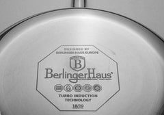 Berlinger Haus Eternal Shallow Pot with Lid 28cm 3.8L Non-Stick Inox