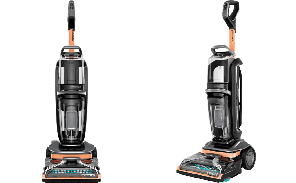 Bissell Revolution HydroSteam 3672E Upright Carpet Washer Steam Prep 2-in-1