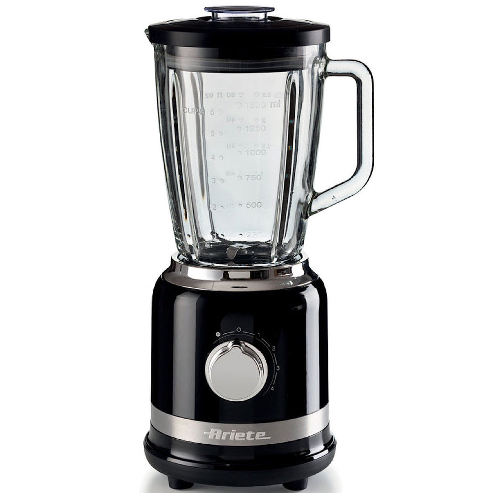 Ariete Moderna Blender 1000W Power Glass Jar Stainless Steel Ice Crush