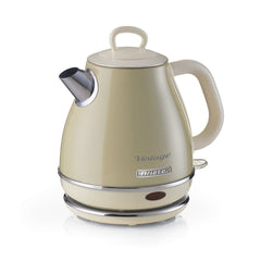 Ariete Vintage Electric Kettle 1L 1630W Compact Retro Stainless Steel