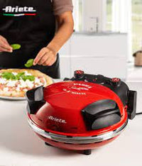 Ariete Pizza Oven 1200W High Heat Refractory Stone Manakish Maker Retro
