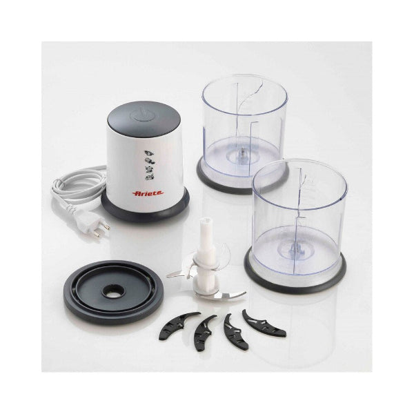 Ariete Double Blade Chopper Electric Mini Food Processor Mincer Macerator Pro
