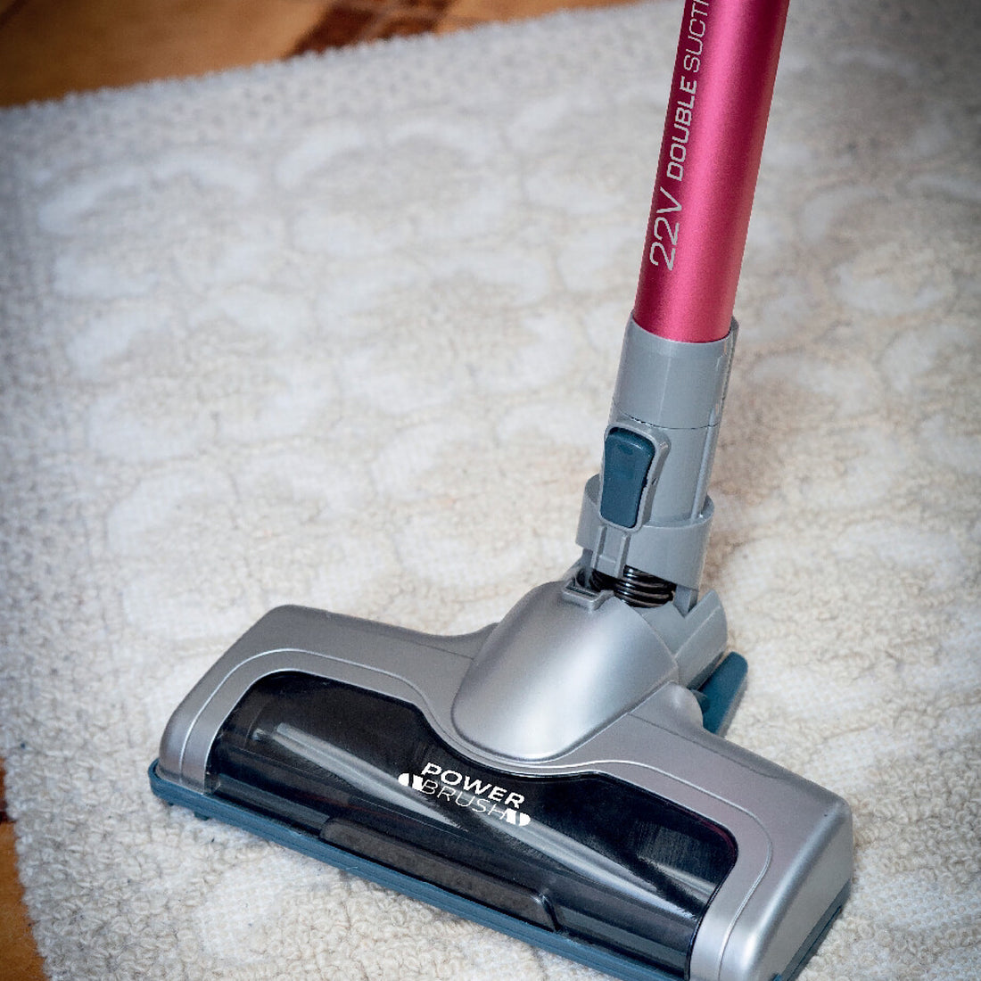 Ariete 2758 Cordless Stick Vacuum 22.2V Pink Digital Motor 2-in-1 Handheld