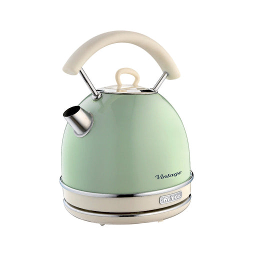 Ariete Vintage Electric Kettle 1.7L 2200W Rapid Boil Stainless Steel
