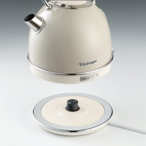 Ariete Vintage Electric Kettle 1.7L 2200W Rapid Boil Stainless Steel