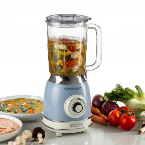 Ariete Vintage Blender 1.5L 1000W Glass Jug Ice Crusher