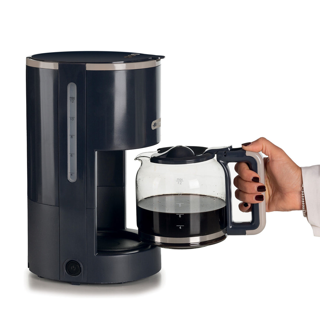 Ariete Drip Coffee Maker – 12 Cups, 900W