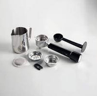Ariete Metal Espresso Maker with Grinder 15 Bar 1600W Coffee Machine