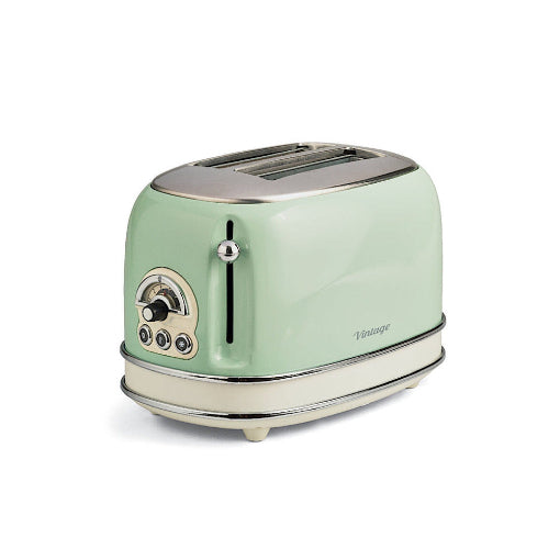 Ariete Vintage 2 Slice Toaster with Pliers 815W Sandwich Maker Retro