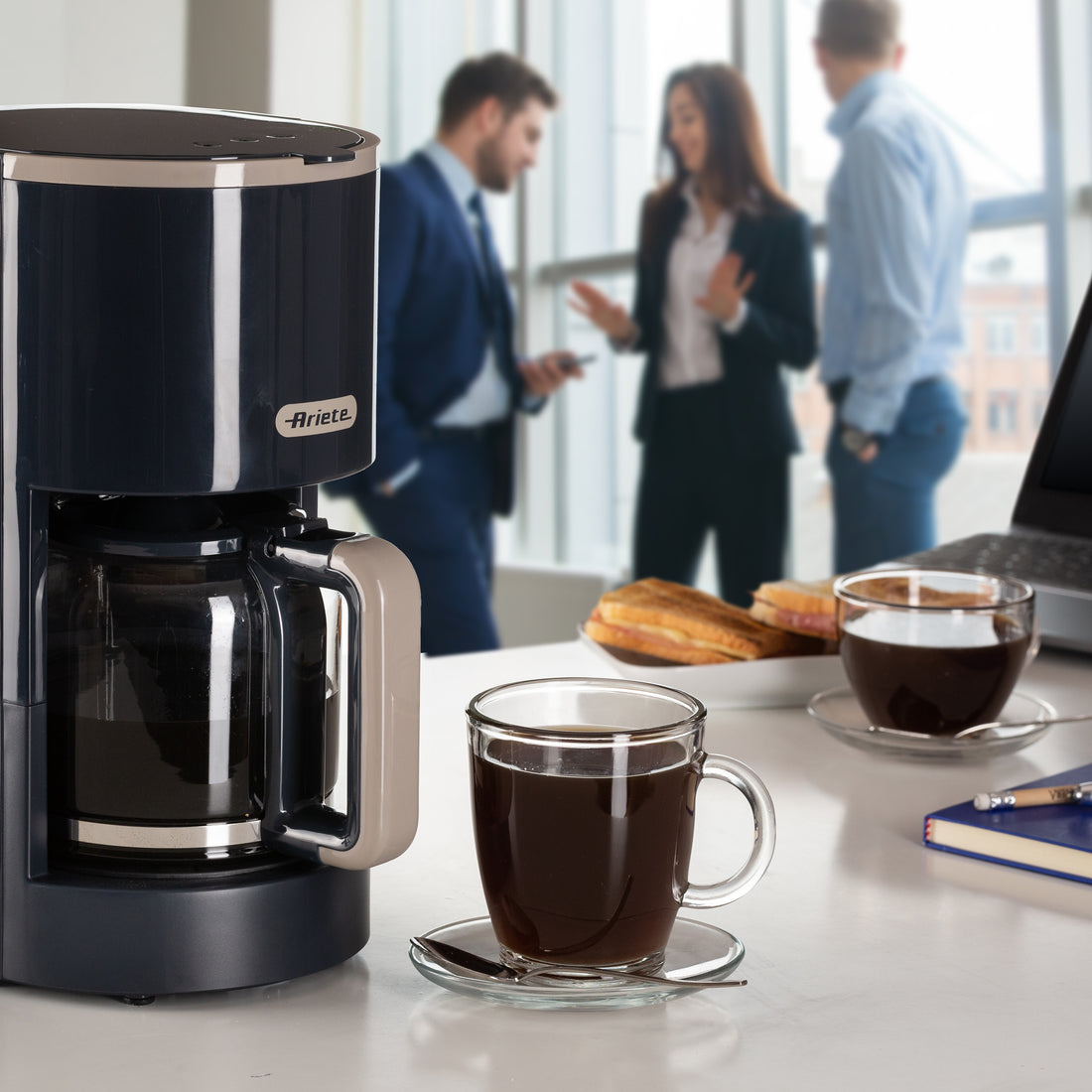 Ariete Drip Coffee Maker – 12 Cups, 900W