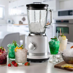 Ariete Moderna Blender 1000W Power Glass Jar Stainless Steel Ice Crush