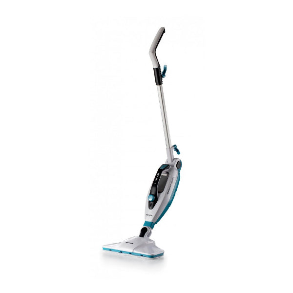 Ariete 10-in-1 Foldable Steam Mop 1500W Multi-Surface Cleaner 4175 Turquoise