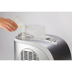 Ariete Gran Gelato Metal Ice Cream Maker 135W Built-in Compressor LCD Silver