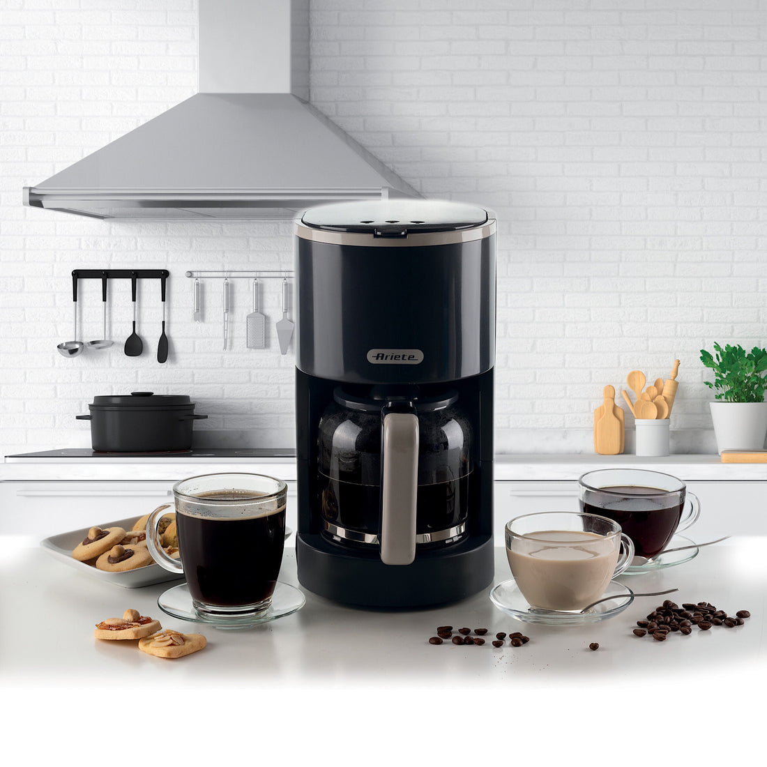 Ariete Drip Coffee Maker – 12 Cups, 900W