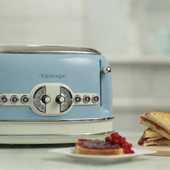 Ariete Vintage 4 Slice Toaster 1630W Dual Independent Controls Retro