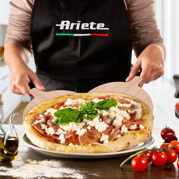 Ariete Pizza Oven 1200W High Heat Refractory Stone Manakish Maker Retro