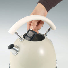 Ariete Vintage Electric Kettle 1.7L 2200W Rapid Boil Stainless Steel