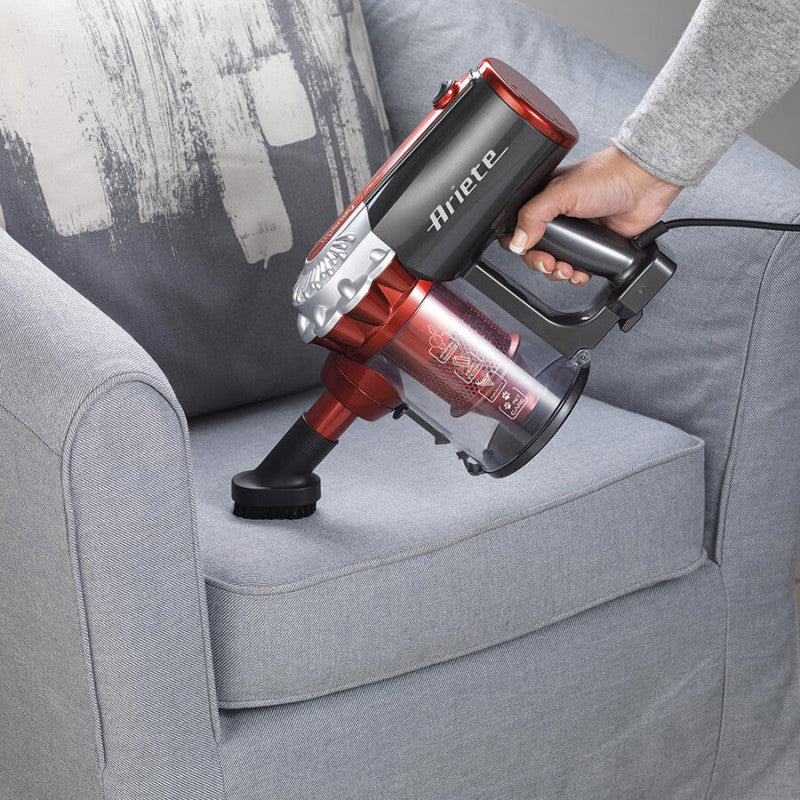 Ariete 2761 Corded Stick Vacuum 600W 2-in-1 Handheld Bagless Cleaner Red Pro