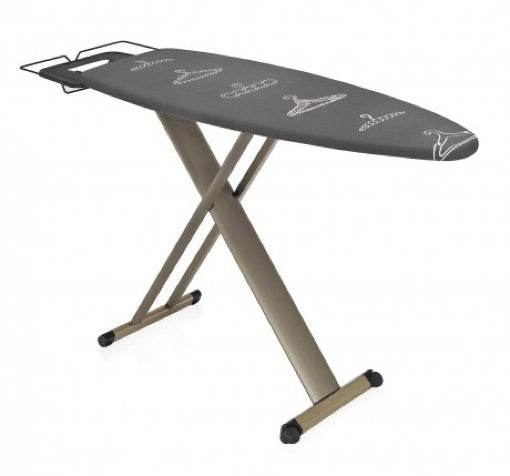 Afer Wheels PSS Ironing Board 130x47cm Mobile Design Steam Station Rest Blk