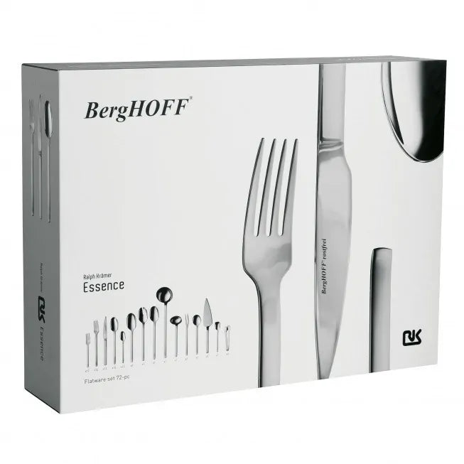 Berghoff 72Pc Flatware Set Essence 18/10 Stainless Steel Service For 12