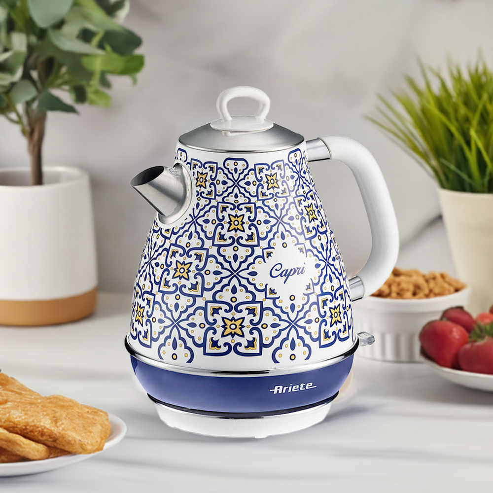 Ariete Capri Kettle 1.7L 2200W Retro Cordless Electric Water Boiler